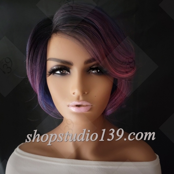 Human hair bob wig with bangs - Picture 4 of 5